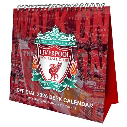Liverpool FC Calendar de birou Crest 2026
