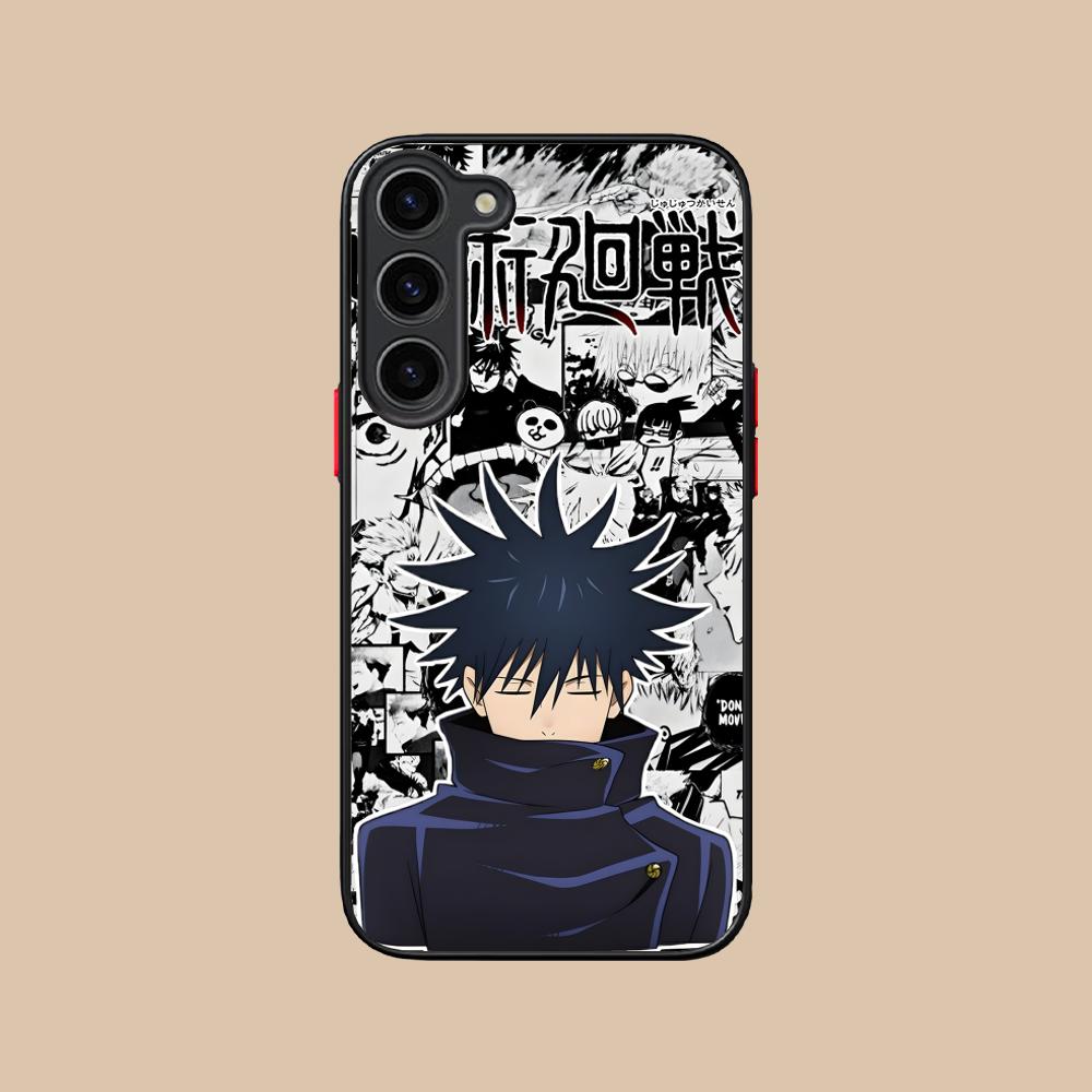 

Jujutsu Kaisen Megumi Mobile Phone Case for Samsung Galaxy S25 S24 S23 S22 S21 Plus FE Ultra Colour Silicone Cover Luxury Cover Galaxy S24 FE