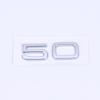 30 35 40 45 50 55 rear trunk displacement number mark car stickers for 136a A4L A5 Q357 A8L refit labels fender side digitala136