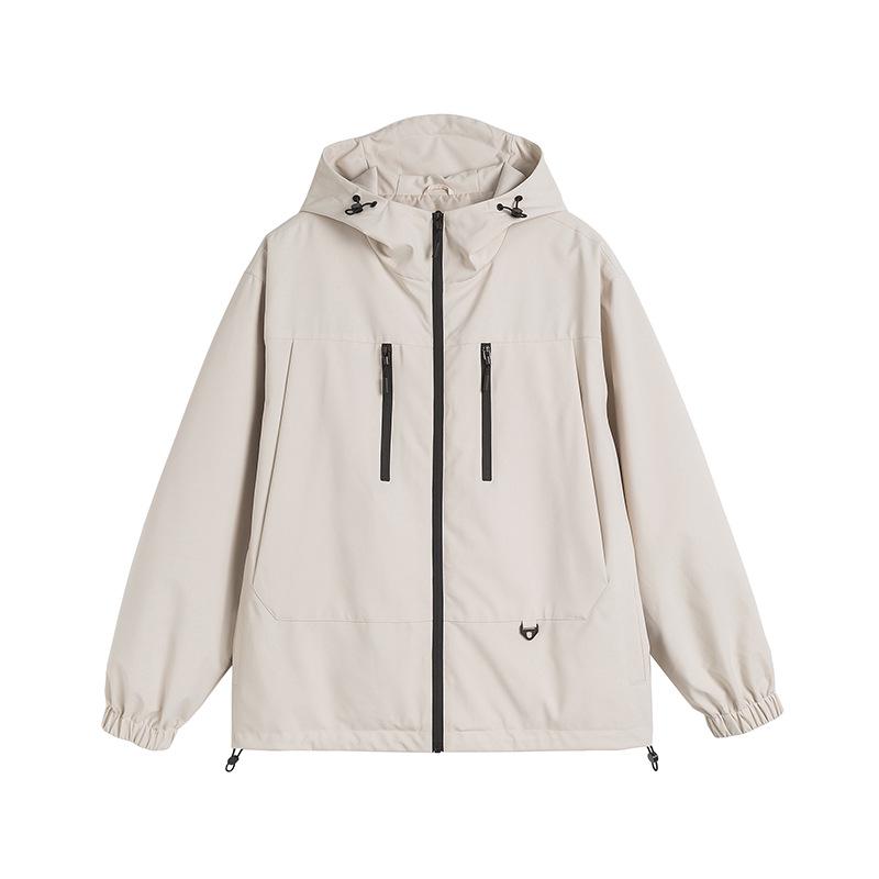 

Мандариновый Водонепроницаемый Ветрозащитный Дождевик: Легкая куртка для пар на весну/осень из дышащей ткани с возможностью нанесения логотипа на заказ L