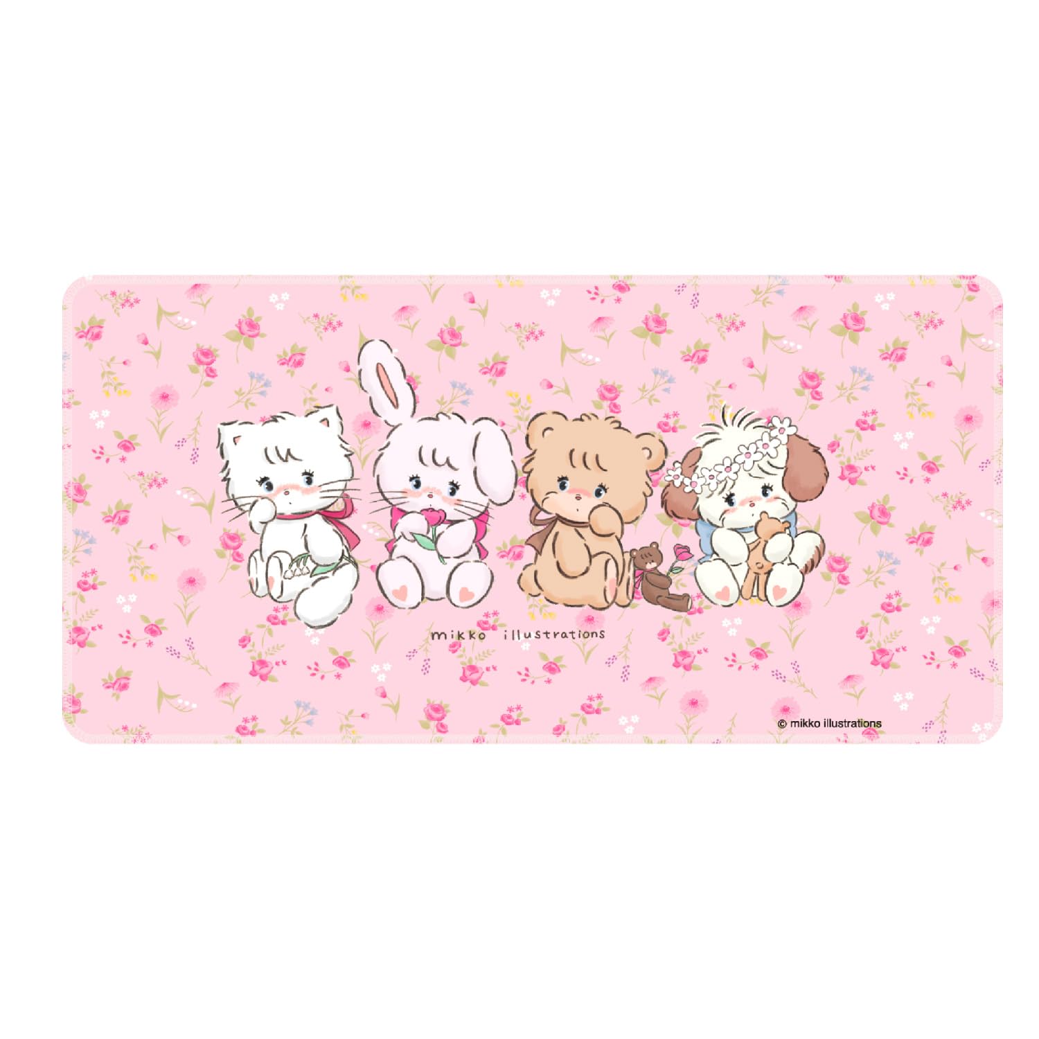 Gourmandise mikko illustrations Desk Mat Pink NMD-11PK розовый