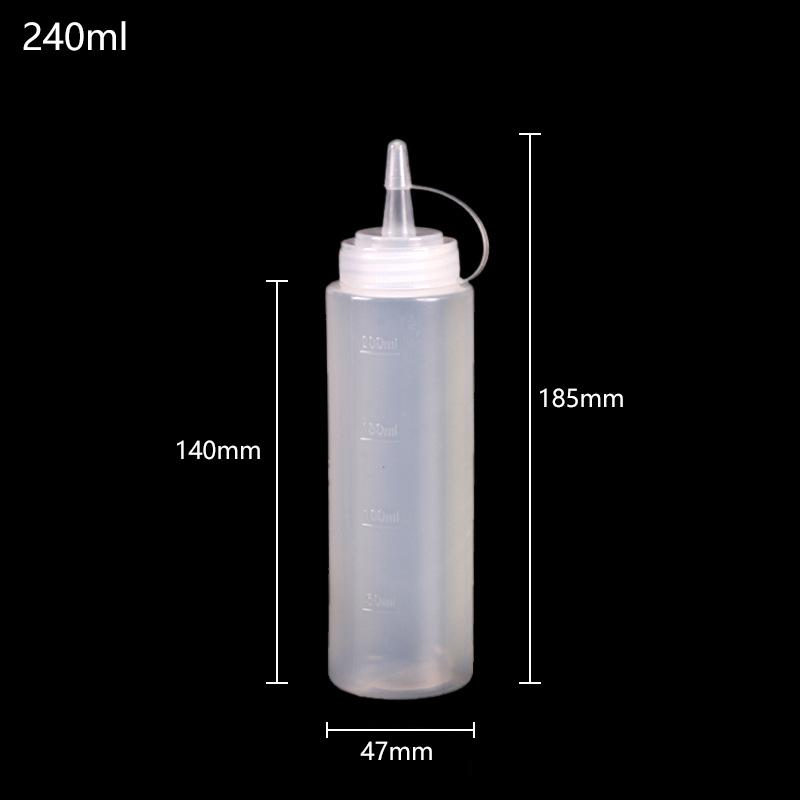 240-720MLCondiment Squeeze Bottles Kitchen  Sauces Olive Oil Bottles Ketchup Mustard Dispensers Kitchen Accessories Gadgets