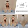 Brand New High Quality  Synthetic Hair Long Straight Wigs Bangs for Women Natural Look