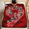 FCB Print FlAannel Blanket, High quality Comfortable for All Seasons, Home Decor, Warmth and Comfort