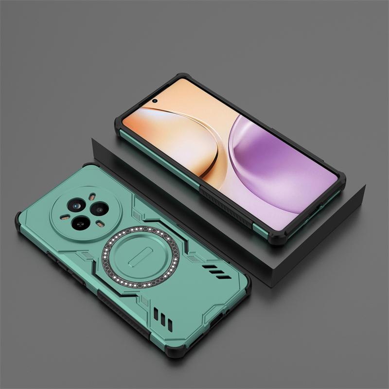 Armor Case For Realme 14 Pro 5G Magnetic Adsorption Wireless Charge Cover Realme 14 Pro Plus 14 Pro+ Case For Realme 14 Pro Case