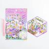 Cartoon Landscape Sticker Mini World DIY Pocket 3D Cabin Scene Stacking Pasting Christmas Birthday Gift for Kid Child
