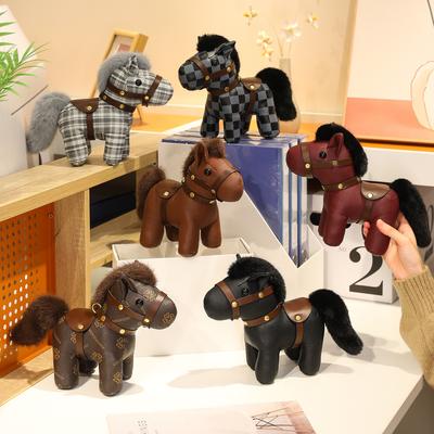 Simulation Pony Doll Bag Pendant Jewelry Leather Pony Trend Versatile Key Chain Pony Hanging