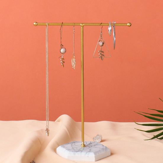 Jewelry Holder European Style Large Capacity Sturdy Decorative Necklace Earring Storage Shelf for Gifts