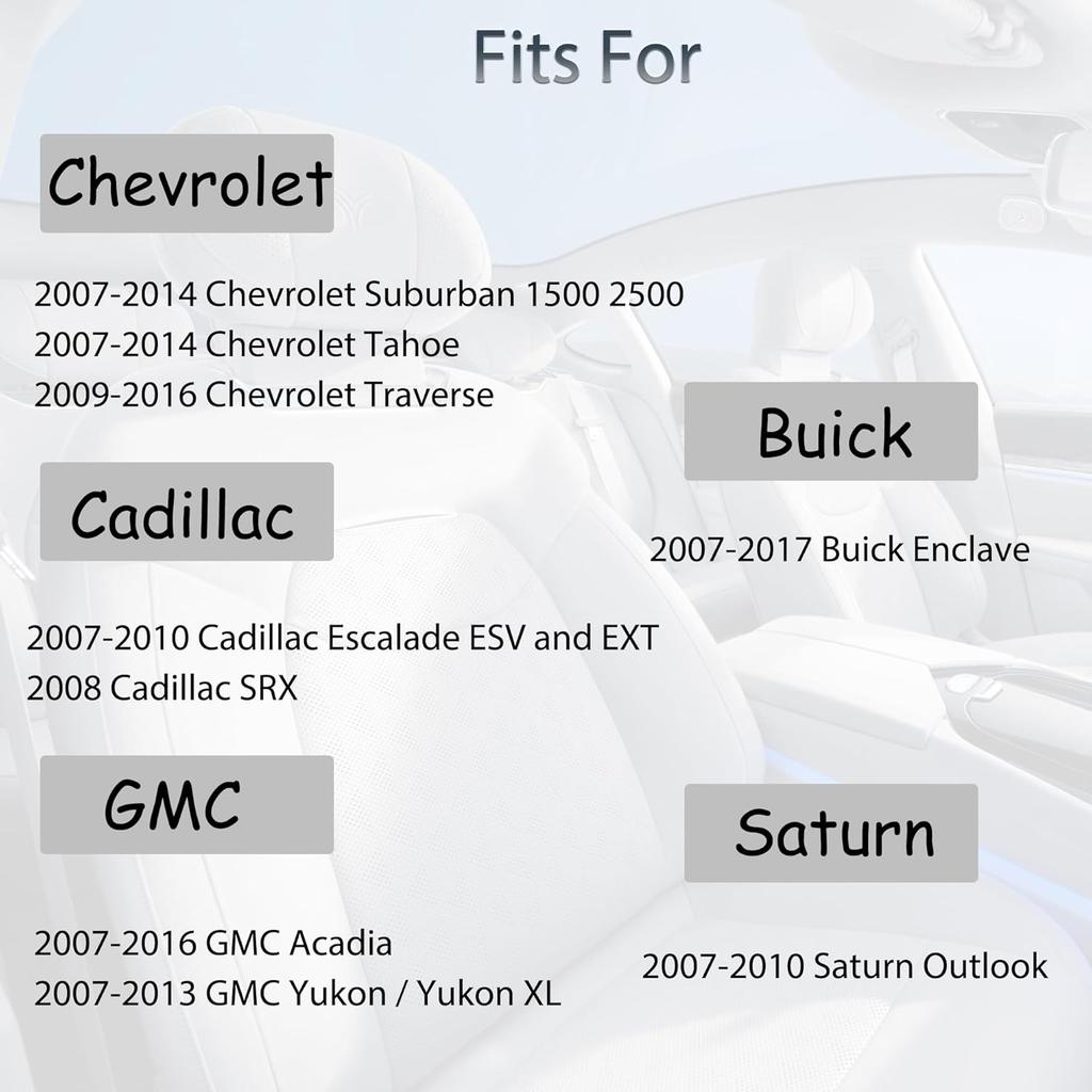 Key Fob Keyless Entry Transponder Ignition Key Fits For 2007-2014 Chevy Traverse Tahoe Suburban / GMC Acadia Yukon / Buick Enclave / Saturn Outlook
