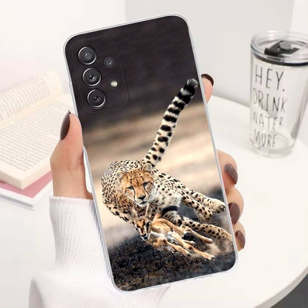 Cooler Leopard Für Samsung A51,30,71,S9,Ultra,Lite,S23,22,21,Plus,10,20,FE, Transparent, Silikonhülle