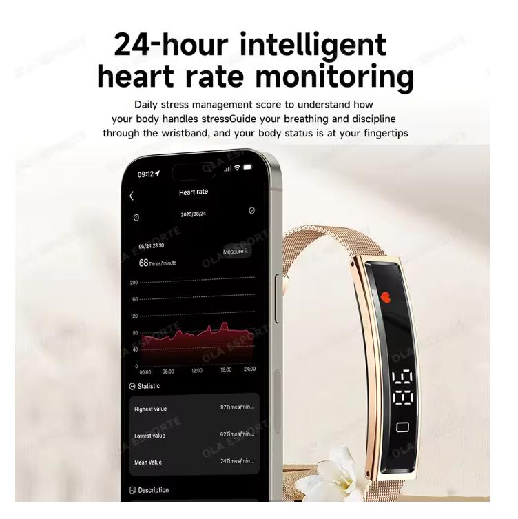 2026 Smart Bracelet Activity Fitness Tracker Sleep Heart Rate Blood Oxygen Waterproof Multiple Sport Smart Watch For Android iOS