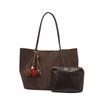 Bolso Tote Casual para Mujer con Material de PU y Múltiples Compartimentos para Uso Diario