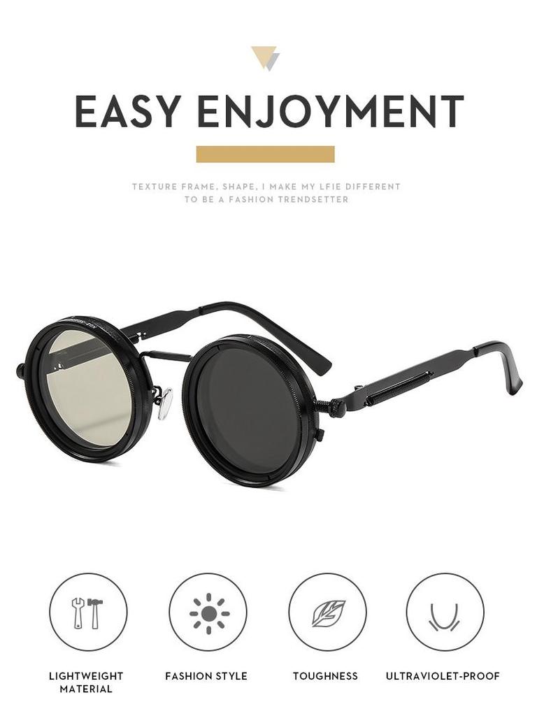 9-Stop Adjustable ND Filter Sunglasses: Polarized for Fishing, Driving & Style