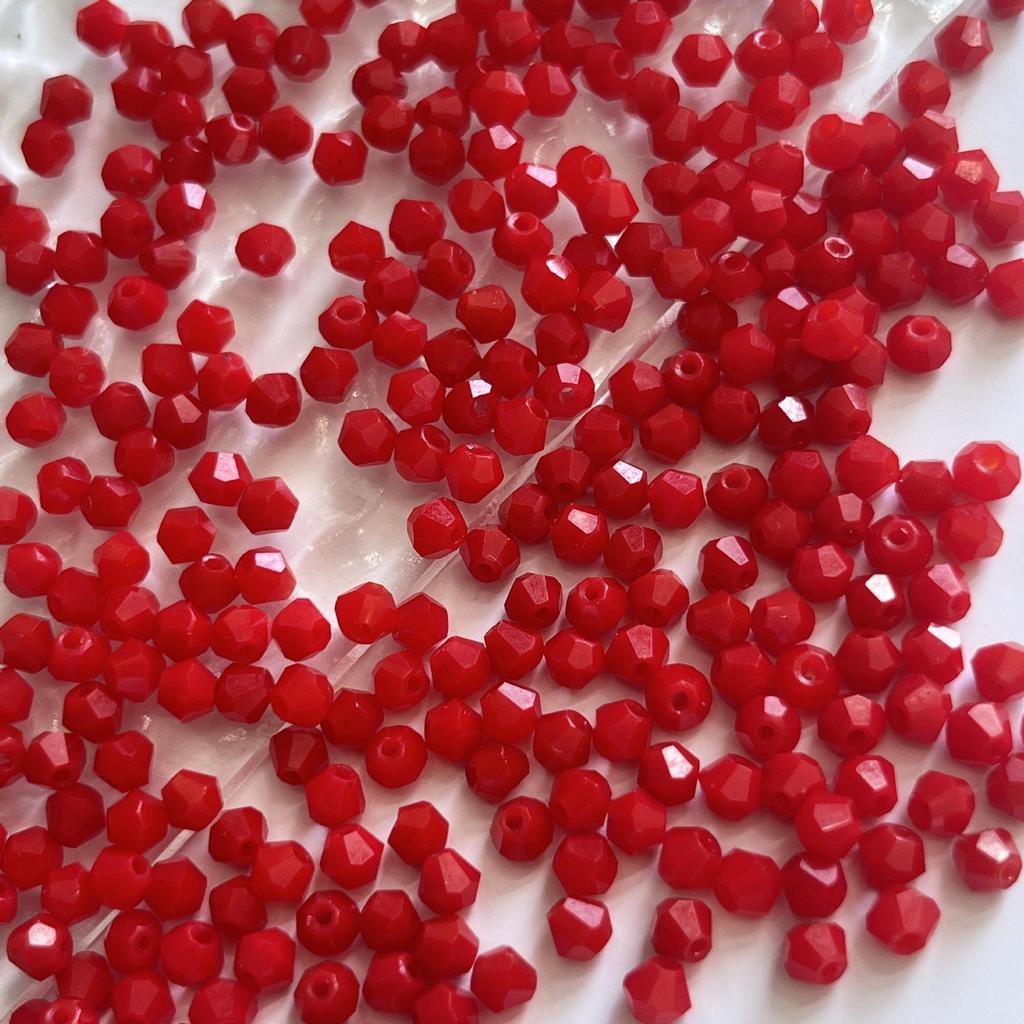 4mm Rhombus Loose Beads for DIY Jewelry: Bracelets, Necklaces, Earrings