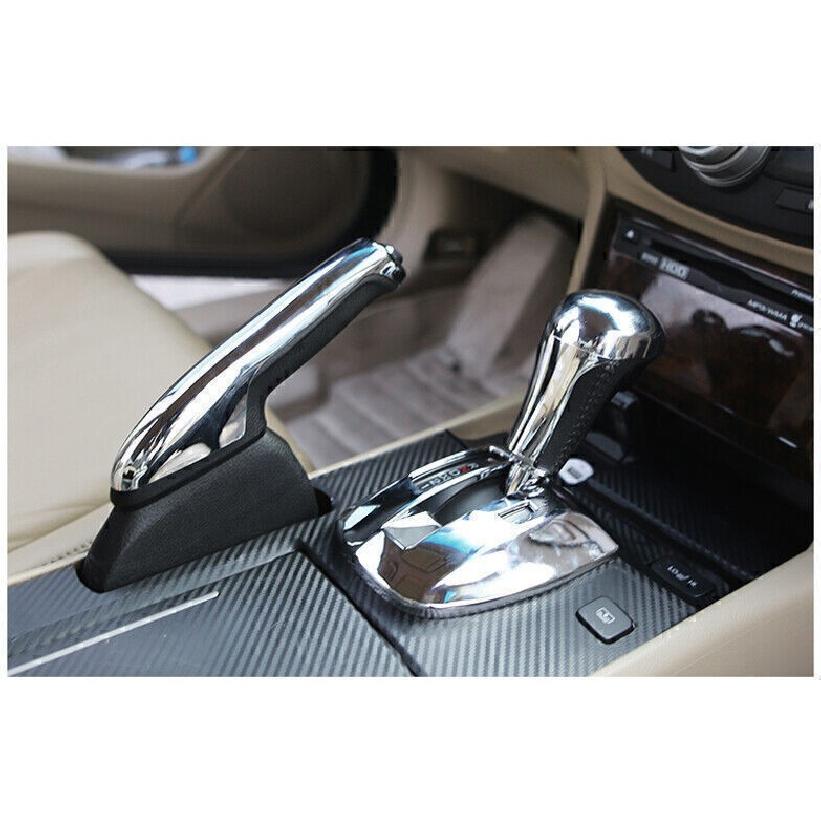 For Honda Accord Crosstour 08 09-12 Chrome Center Shifter Hand Brake Cover Trim