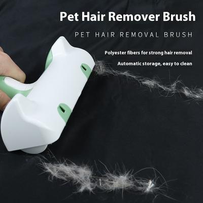 מנקה שיער לחיות מחמד, מברשת להסרת שיער לכלבים, מסיר שיער לחתולים, שטיח, מברשת גילוח בגדים