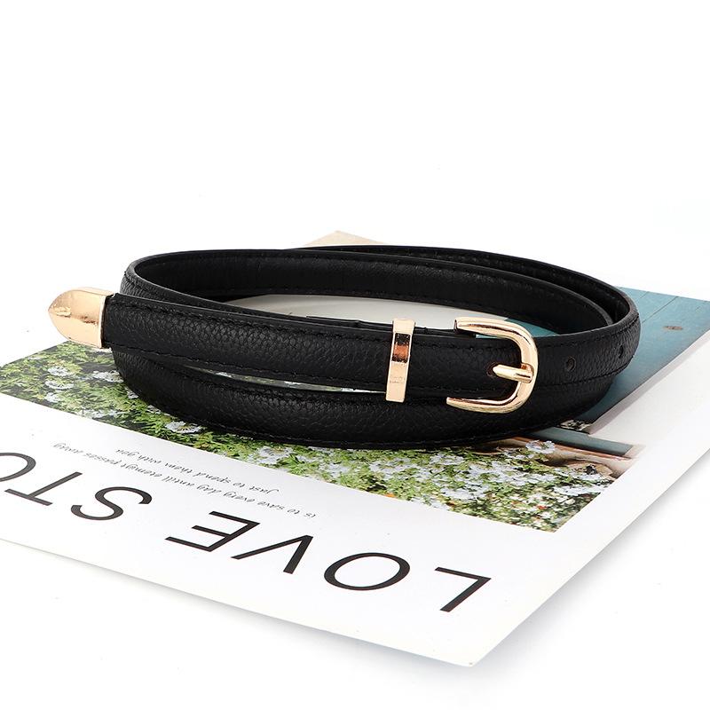 Gold Buckle Versatile Casual Needle Buckle Jeans Belt For Trendy Daily Fashion