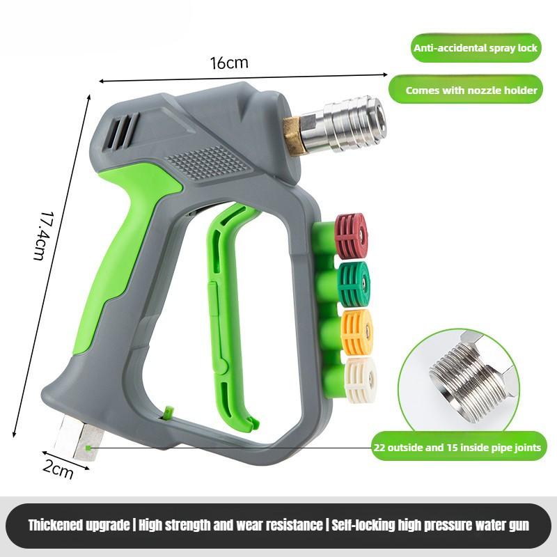 Gun Bar Household Washer Accessories Tools G25 Precision Care Short Gun High Pressure Car Washer Quick Plug Water Gun