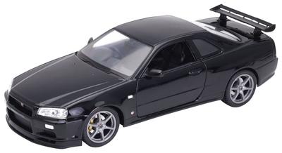 Kyosho WELLY Nissan Skyline Black 1/24 GT-R (R34) (Finished Model)
