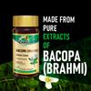 Zandu Bacopa Brahmi Capsules 60 Veg Ayurvedic Herbal Supplement for Focus, Concentration & Mental Clarity