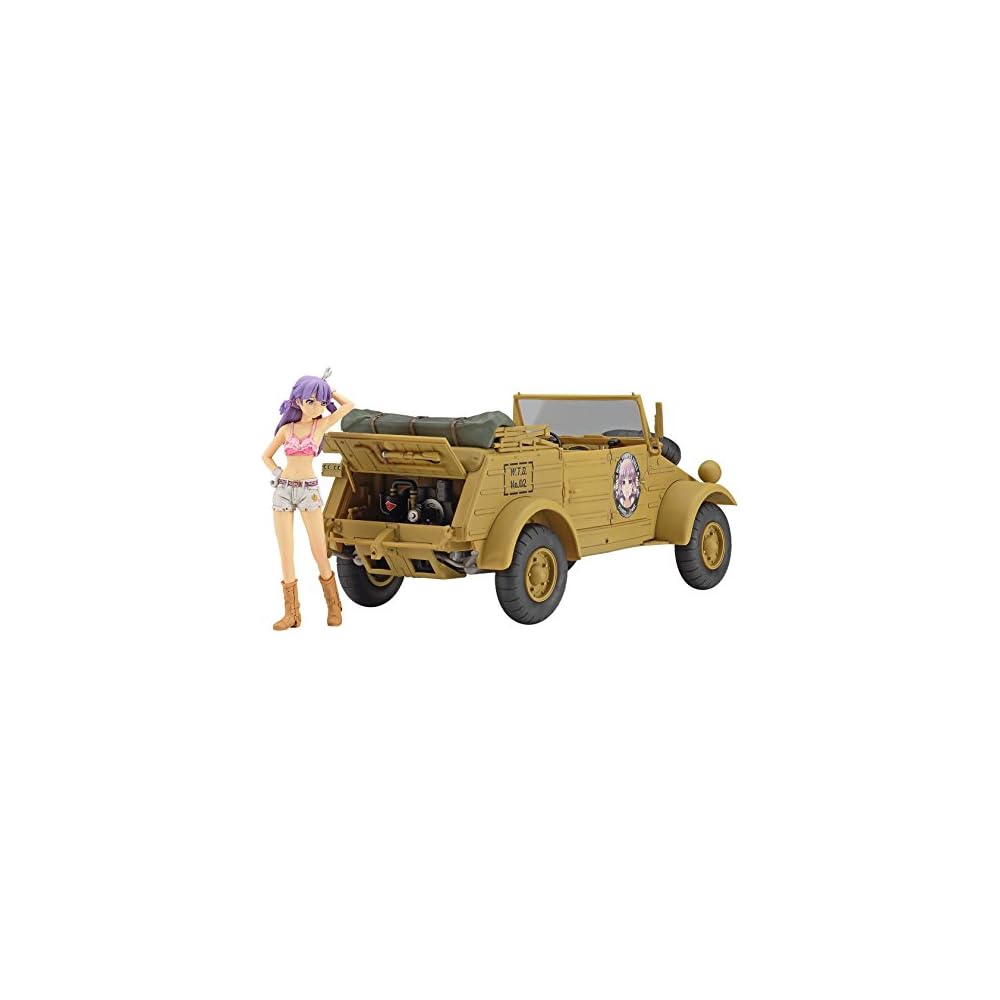 

Hasegawa 1/24 Wild Tamago Girls No.02 Pkw.K1 Kbelwagen 82 Claire Frost with Figure Plastic Model Kit