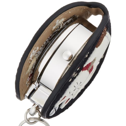 Fieldwork Taschenuhr, Maneki Neko Design mit Lupe, LW047-4, Damen, Schwarz