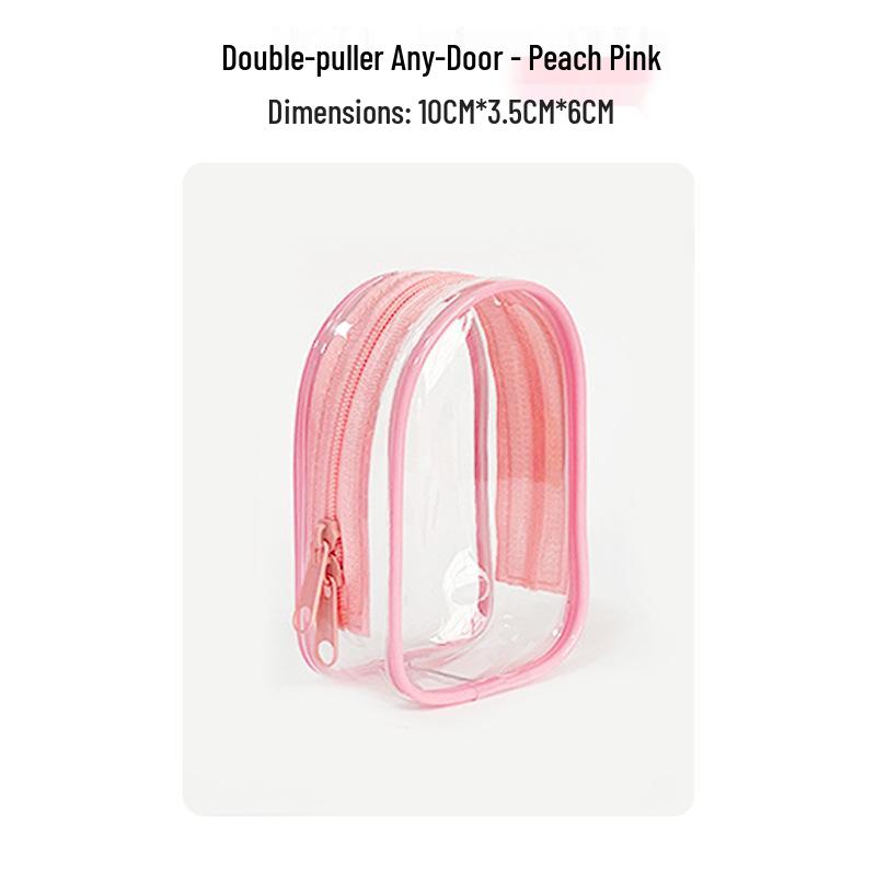 High-Transparency Double Zipper Blind Box Doll Bag - Outdoor PVC Itabag