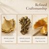 Ginkgo Leave Bouquet Journal Clips Antique Finish Metal Bookmark  Office