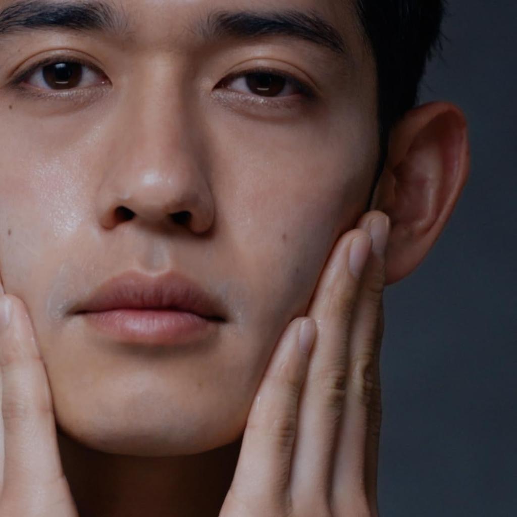 Shiseido Men Total R Light Fluid N Moisturizing Lotion for Citrus and Bamboo Green 70ml Men, Scent,