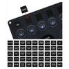 8 Gang Rocker Switch Panel For Jeep Boat Marine Car 12V 24V Waterproof On-Off 5pin 12v Led Panel Switch With Sticker Set