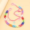 Regenbogen Stern Gürtelkette Acryl Kreuz Hosenkette Hiphop Herz Hüftkette Hipster
