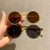 1Pcs Vintage Round Sunglasses Women Men 2023 Luxury Brand Oversized Eyewear Classic Small Frame Party Sun Glasses Eyewear