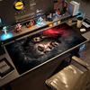 Soccer Player Yellow Jersey Large Mouse Pad Keyboard Pad Computer Desk Mat Nonslip Rubber Bottom Perfect Gift For Gamers And Professionals