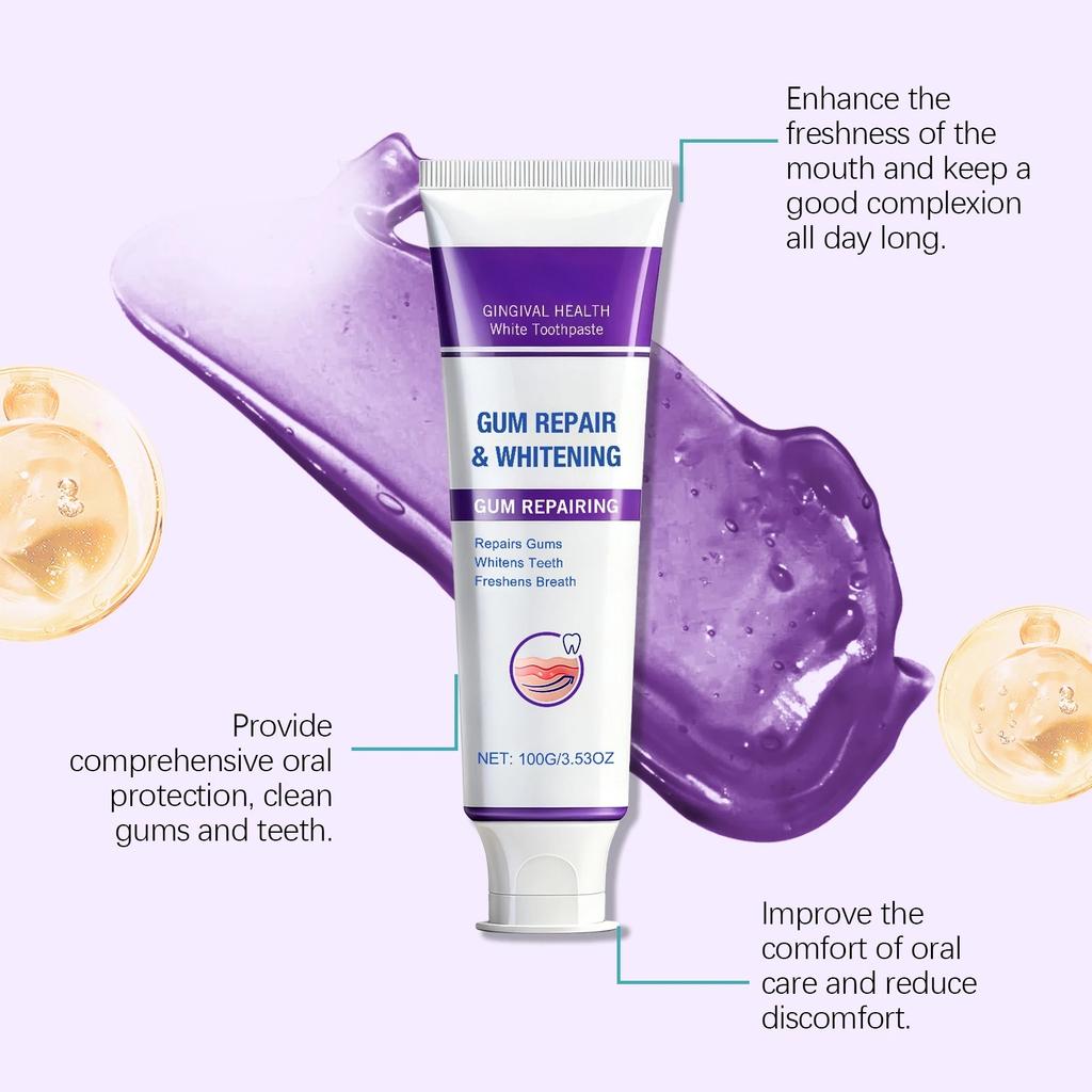 Gum Regeneration Toothpaste for Whitening Teeth Stains Tartar Removal Reduce Plaque Fresh Oral Protect Enamel Repair Toothpastep