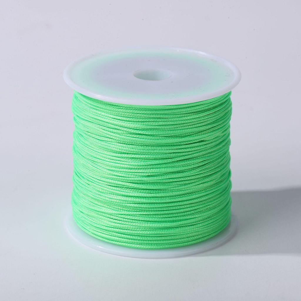 Handmade No. 72 Jade Thread - 0.8mm Wear-Resistant String for Jewelry Crafting, Hand Rope, Bracelets, DIY Necklaces, 50m