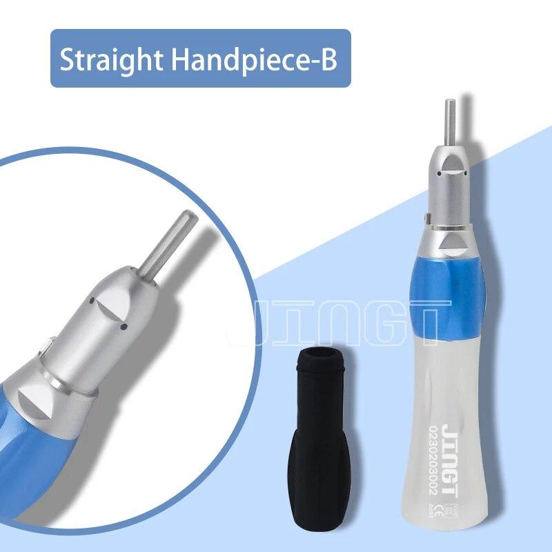 

Jingt fx tipo dental de baixa velocidade externo em linha reta handpiece motorb2/m4 ar botão contra ângulo dicas dentista kit apto kavo/nsk Straight Handpiece B