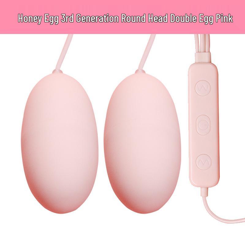 USB Rechargeable Dual Vibrating Egg Massager - Long-lasting Love, Female Vibration & Massage Toy
