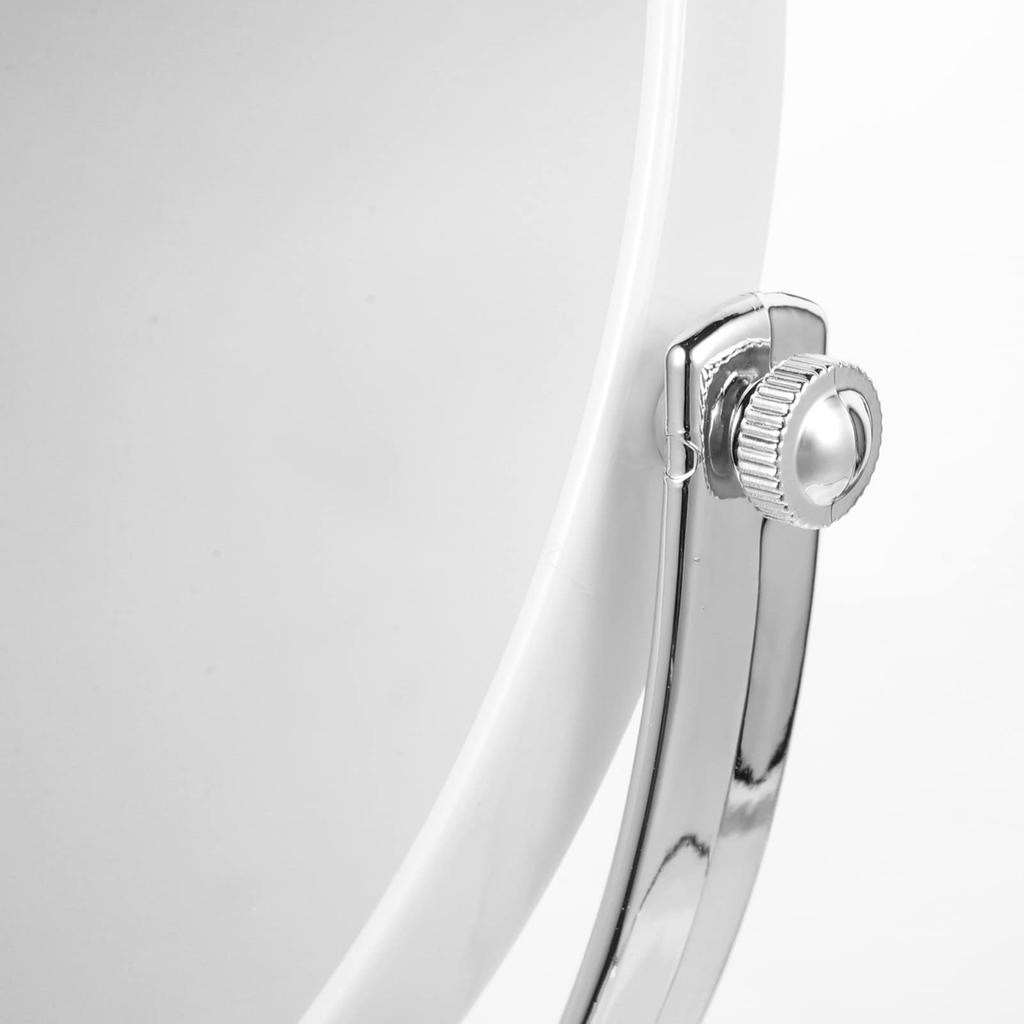 LALAFINA Tabletop Stand Actress 1x 2x Magnifying Makeup Desk Tabletop Vanity 2x Magnifying for Makeup Tools and Makeup Mirror, Double-Sided Mirror,