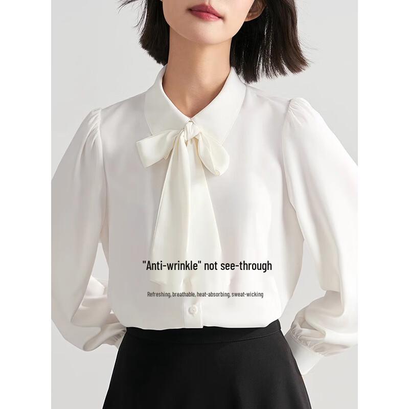 Women's Chiffon Bow Blouse