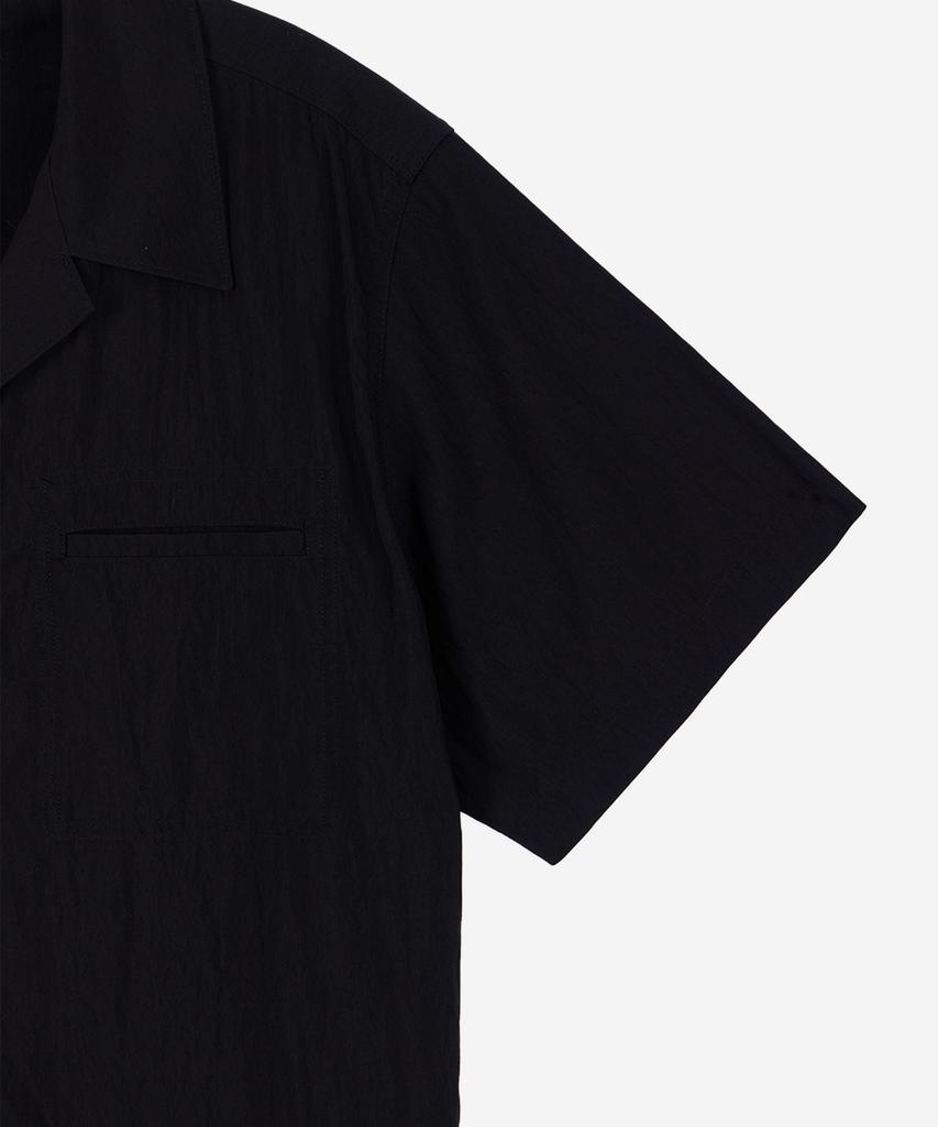 Pildeoseu One Pocket Wrinkle Short Sleeve Shirt Black