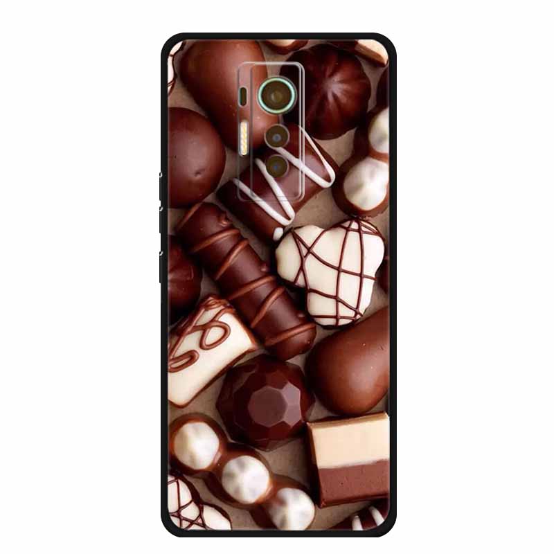 For Tecno Phantom X 2021 Case Animals TPU Silicone Soft Phone Cover Cases for PhantomX 2021 AC8 Protective Shockproof Wolf Shell