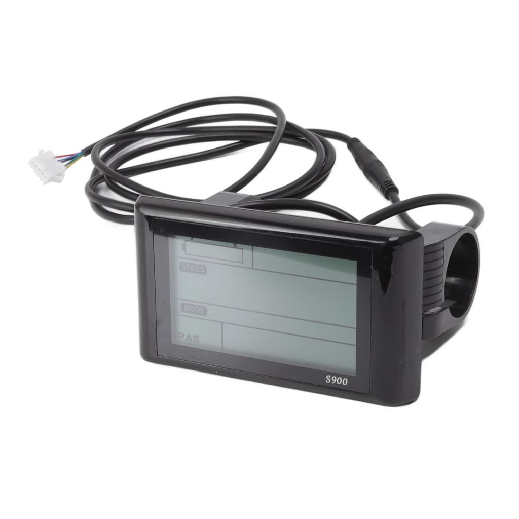 S900 Electric Bicycle LCD Display 24V 36V 48V Waterproof Real Time Recording for Scooter Electric
