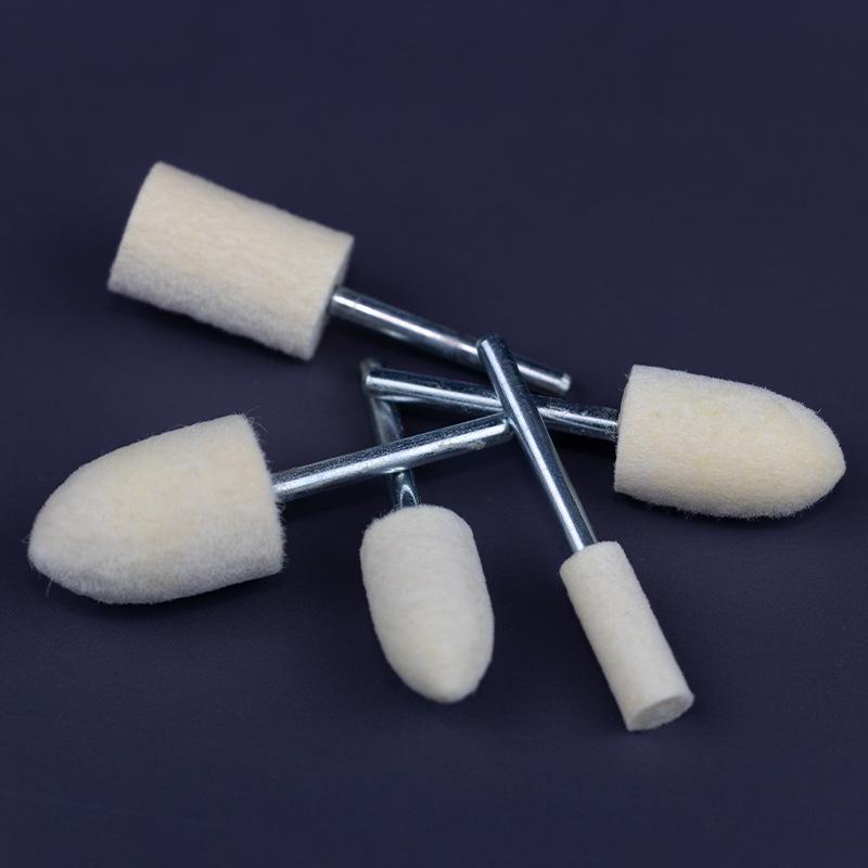 Wool Polishing and Grinding Head for Metal, Gemstone, Glass, and Jade