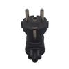 EU zu IEC320 C5 Netzteil, EU-Stecker auf IEC320 C5 Buchse AC-Stecker, EU(4,8 mm) 2-Pin auf PDU/USV-Umwandlungsstecker, 10A 250V