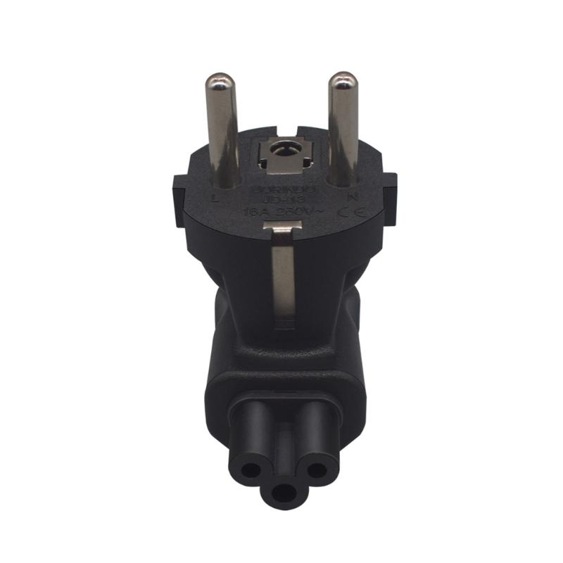 EU zu IEC320 C5 Netzteil, EU-Stecker auf IEC320 C5 Buchse AC-Stecker, EU(4,8 mm) 2-Pin auf PDU/USV-Umwandlungsstecker, 10A 250V