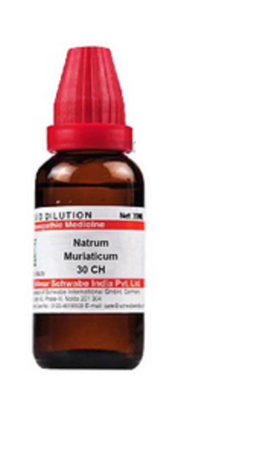

@ Dr Willmar Natrum Muriaticum 30 CH Homeopathic Medicine 30ML Zr-2684-60%Off