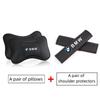 Car Seat Neck Pillow Headrest Rest Cushion Seat Belt Shoulder Pads Hat For BMW X1 X2 X3 X4 X5 X6 X7 GT E53 E70 E71 F25 E84 M cycr35