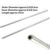 1PC 250mm 304 Seamless Stainless Steel Capillary Tube OD 8mm ID 6mm/ 4mm 3mm Tool Parts