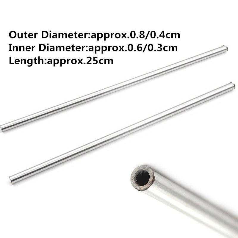 1PC 250mm 304 Seamless Stainless Steel Capillary Tube OD 8mm ID 6mm/ 4mm 3mm Tool Parts