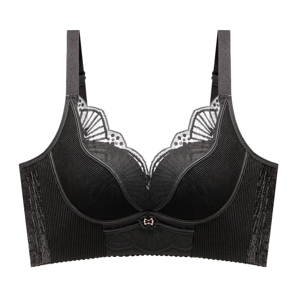 Women's 2026 Red Lingerie Anti-Sag Wireless Bra with Adjustable Support